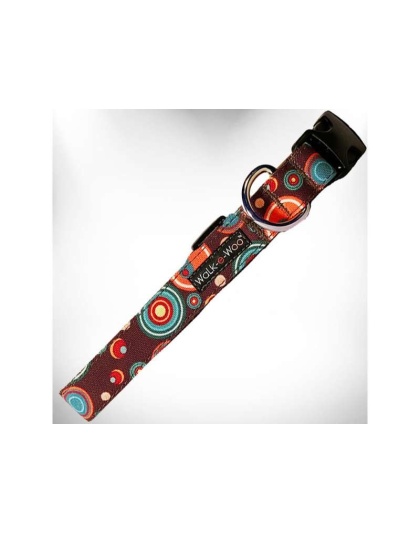 Chocolate - Martini Dog Collars - XL 1.5" wide fits 18-28" neck