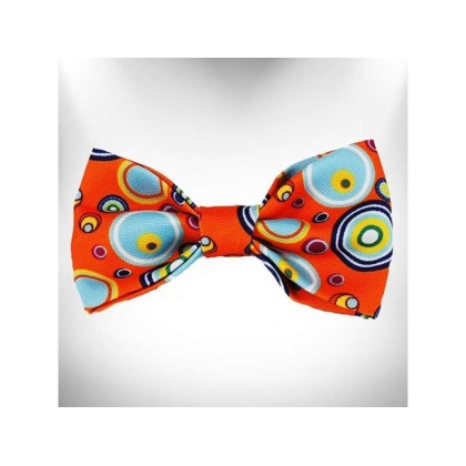 Orange - Martini Dog Bow Tie