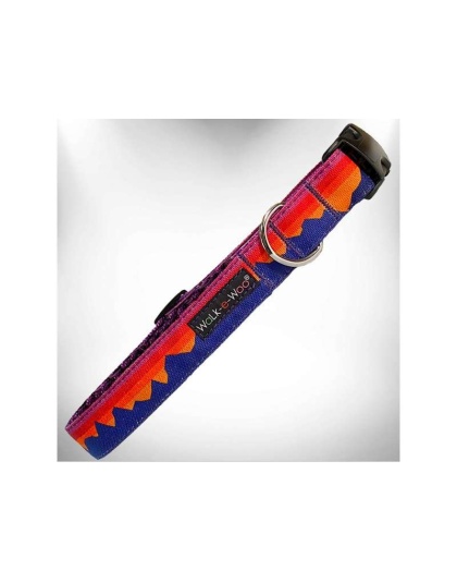 Purple Mountain - Mountain Dog Collars - M 1" width fits 12-18" neck