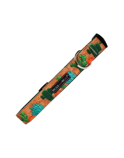 Cactus Garden - Nature-Lover Collars - S 3/4" width fits 10-14" neck