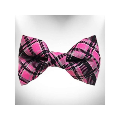 Steel Blue - Plaid Dog Collars - S 3/4" width fits 10-14" neck