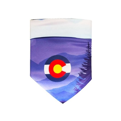 Colorado Mountains - Reversible Sport Bandanas  - Small