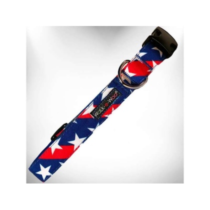 Stars & Stripes Dog Collars - XL 1.5" wide fits 18-28" neck