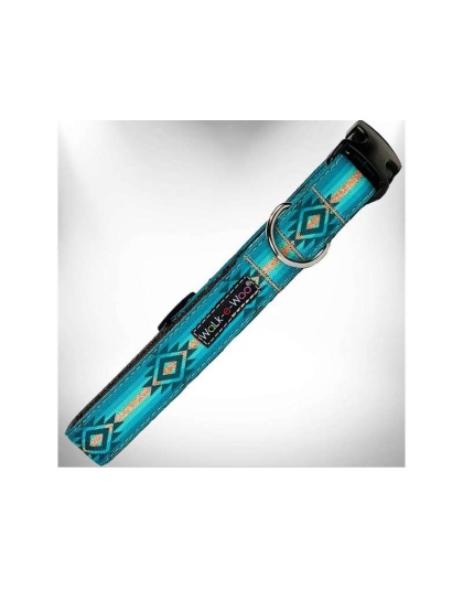 Turquoise Sky - Southwestern Collars - S 3/4" width fits 10-14" neck