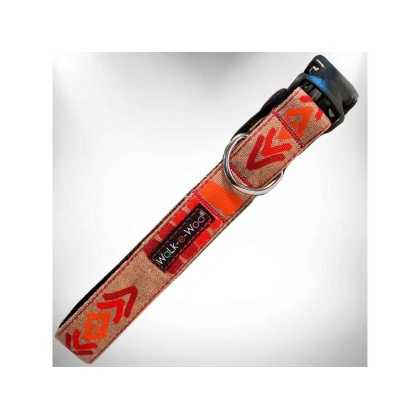 Red - Tribal Dog Collars - XL 1.5" wide fits 18-28" neck