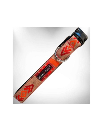 Red - Tribal Dog Collars - XS 5/8" width fits 8-12" neck