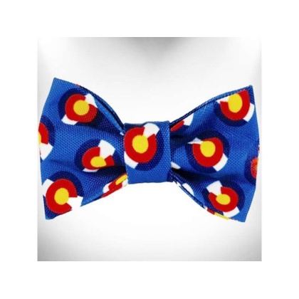 Colorado Blue - Colorado and Texas Dog Bow Tie
