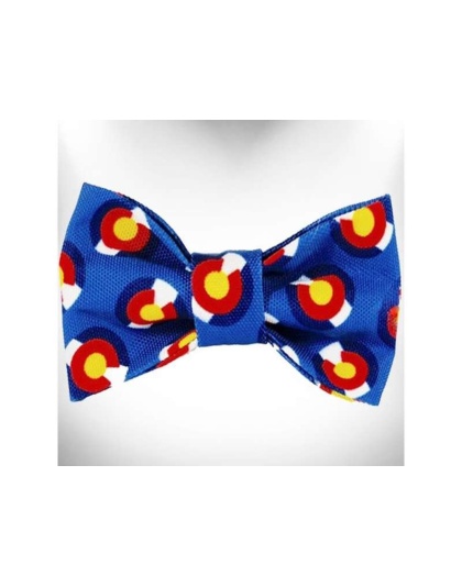Colorado Blue - Colorado and Texas Dog Bow Tie