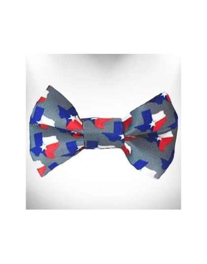 Texas Grey - Colorado and Texas Dog Bow Tie