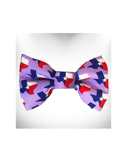 Texas Lavender - Colorado and Texas Dog Bow Tie