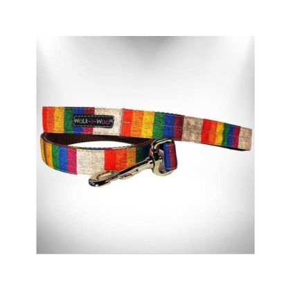 Rainbow Pride  - Dog Leads  - THIN Lead 5/8" width- 5' length