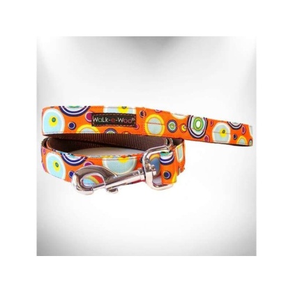 Orange - Martini Dog Leads  - THIN Lead 5/8" width- 5' length