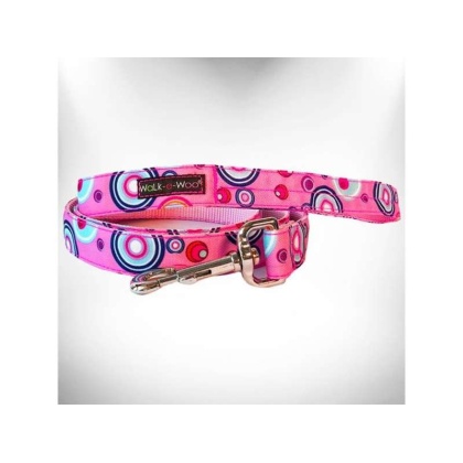 Pink - Martini Dog Leads  - THIN Lead 5/8" width- 5' length