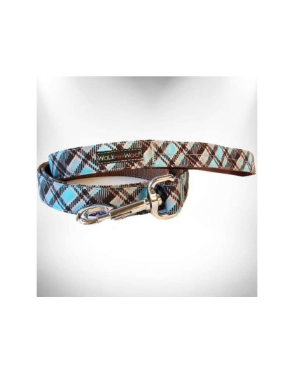 Hot Pink - Plaid Dog Leads  - REGULAR Lead 1" width- 5' length