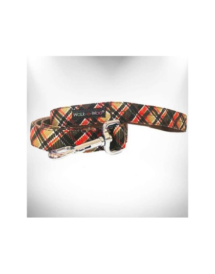 Gatsby - Plaid Dog Leads  - THIN Lead 5/8" width- 5' length