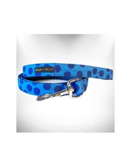 Navy - Polka Dot Dog - Monotone Leads  - THIN Lead 5/8" width- 5' length