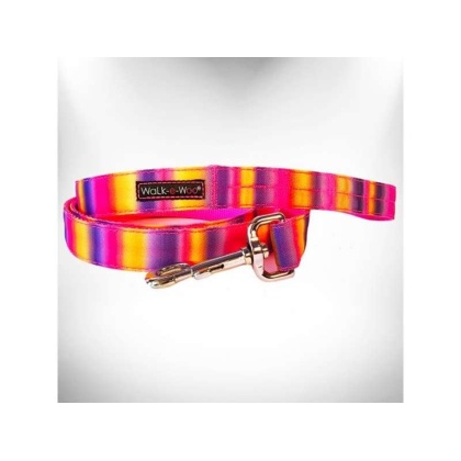 Pink/Purple - Tie Dye Dog Leads  - THIN Lead 5/8" width- 5' length