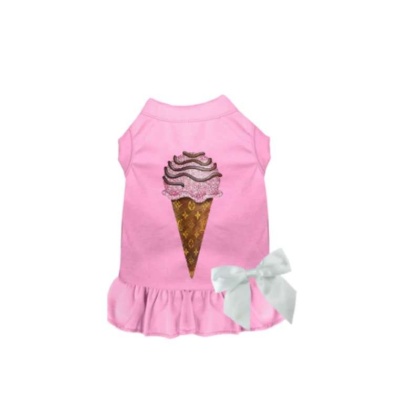 PINK - My Favorite Chewy Vuitton Ice Cream Dress - X Small