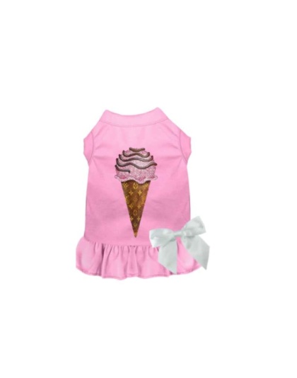 PINK - My Favorite Chewy Vuitton Ice Cream Dress - X Small