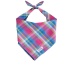 Colorful Plaid - Colorful Plaid Bandana - Large