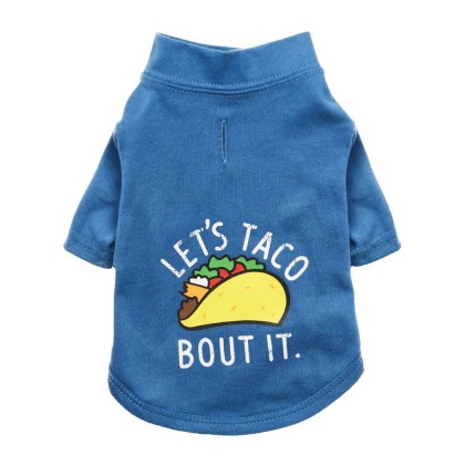 Blueberry Blue - The Essential T-Shirt - Let's Taco Bout It - XX Large