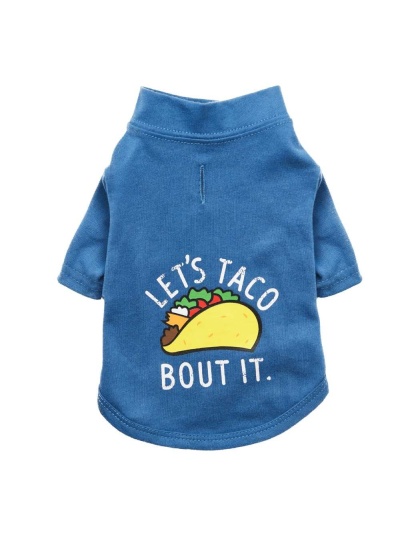 Blueberry Blue - The Essential T-Shirt - Let's Taco Bout It - XX Large