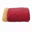 Burgundy - GOOPAWS 4 in 1 Self Warming Burrow Cat Bed, Pet Hideway Sleeping Cuddle Cave - 22" x14" x10"