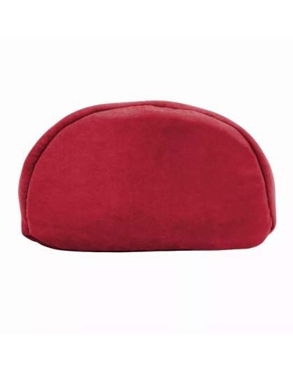 Burgundy - GOOPAWS 4 in 1 Self Warming Burrow Cat Bed, Pet Hideway Sleeping Cuddle Cave - 22" x14" x10"