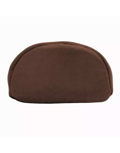 Coffee - GOOPAWS 4 in 1 Self Warming Burrow Cat Bed, Pet Hideway Sleeping Cuddle Cave - 22" x14" x10"