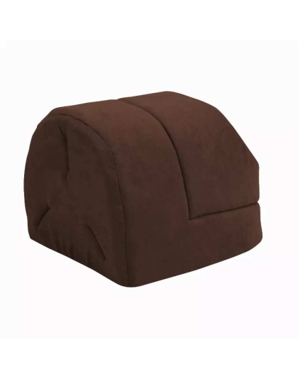 Coffee - GOOPAWS Cat Cave for Cat and Warming Burrow Cat Bed, Pet Hideway Sleeping Cuddle Cave - 18" x14" x12"