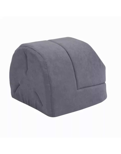 Grey - GOOPAWS Cat Cave for Cat and Warming Burrow Cat Bed, Pet Hideway Sleeping Cuddle Cave - 18" x14" x12"