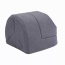 Grey - GOOPAWS Cat Cave for Cat and Warming Burrow Cat Bed, Pet Hideway Sleeping Cuddle Cave - 18" x14" x12"