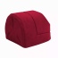 Burgundy - GOOPAWS Cat Cave for Cat and Warming Burrow Cat Bed, Pet Hideway Sleeping Cuddle Cave - 18" x14" x12"