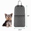 Grey - GOOPAWS Dog Front Car Seat Cover, Waterproof, Scratch Proof & Non Slip, Durable Pet Front Car Seat Cover for Trucks, SUV - 40" L x 20.5" W