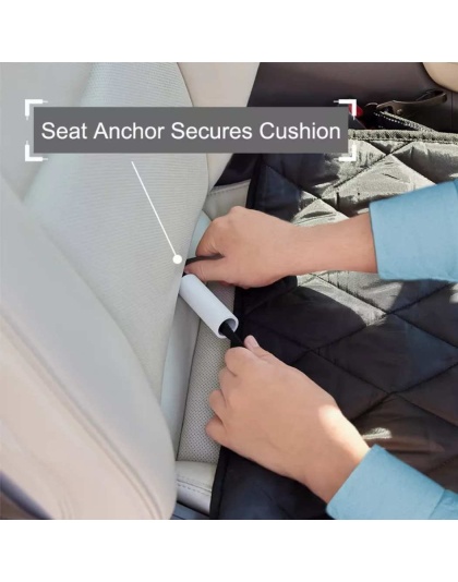 Black - GOOPAWS Dog Front Car Seat Cover, Waterproof, Scratch Proof & Non Slip, Durable Pet Front Car Seat Cover for Trucks, SUV - 40" L x 20.5" W