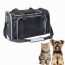 Black / Grey - GOOPAWS Soft-Sided Kennel Pet Carrier for Small Dogs, Cats, Puppy, Airline Approved Cat Carriers Dog Carrier Collapsible, Travel Handbag & Car Seat - 19" x 12" x 12"