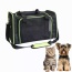 Black / Green - GOOPAWS Soft-Sided Kennel Pet Carrier for Small Dogs, Cats, Puppy, Airline Approved Cat Carriers Dog Carrier Collapsible, Travel Handbag & Car Seat - 19" x 12" x 12"