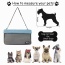 Grey - JESPET & GOOPAWS Dog Booster Seats for Cars, Portable Dog Car Seat Travel Carrier with Seat Belt for 24lbs Pets - 16" L x 13" D x 9" H