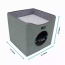 Sage Green - JESPET Foldable Cat Condo, Cat Cube House & Sleepping Bed with Lying Surface and 2 Reversible Cushions, Cat Hiding Place, Cat Cave, Linenette Fabric, Felt and Engineered Wood, Scratch Resista - 15.4" x15.4" x15"