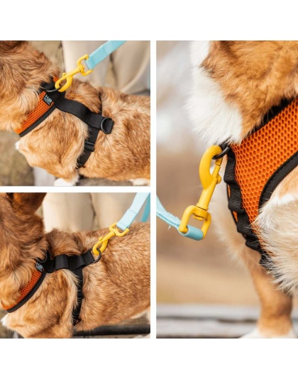 Sunset Orange - K9 Sport Harness - Medium (15-17" Neck 15-21" Chest)