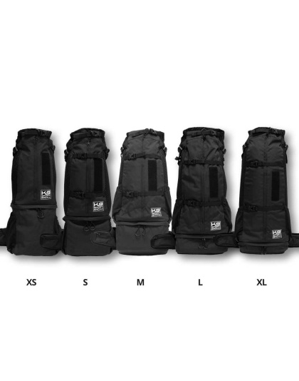 Midnight Black - K9 Sport Sack Knavigate - X-Large (23"-26" from collar to tail)