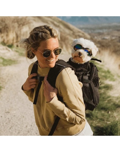 Jet Black - K9 Sport Sack PLUS 2 - Medium (17"-20" from collar to tail)