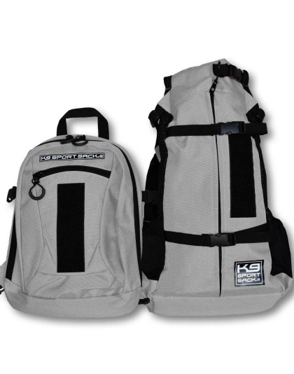Light Gray - K9 Sport Sack PLUS 2 - Large (20"-23" from collar to tail)
