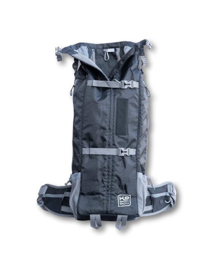 Black - Kolossus | Big Dog Carrier & Backpacking Pack - Large (20"-23" from collar to tail)