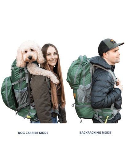 Myrtle Green - Kolossus | Big Dog Carrier & Backpacking Pack - Large (20"-23" from collar to tail)