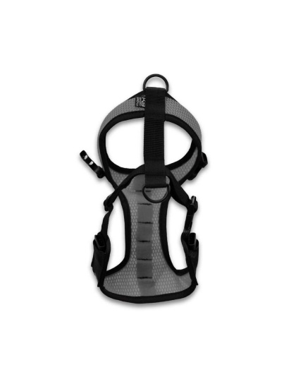 Shark Skin Gray - Walk-On with Harness & Storage - Small (13-15" Neck 13-18" Chest)