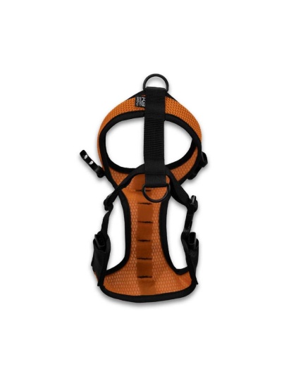 Sunset Orange - Walk-On with Harness & Storage - X-Small (11-13" Neck 11-15" Chest)