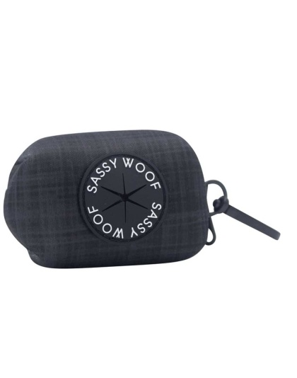 Black - Waste Bag Holder  - One Size