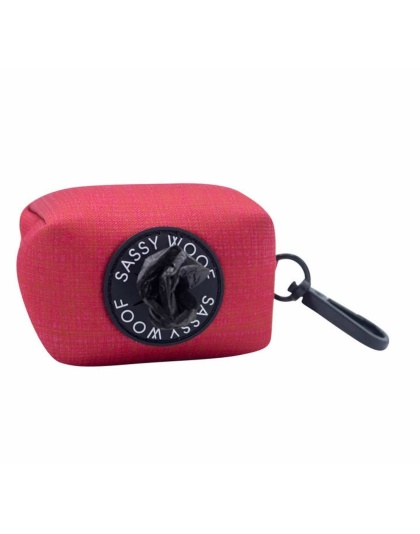 Red - Waste Bag Holder  - One Size