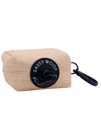 Tan - Waste Bag Holder  - One Size